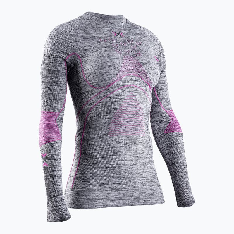 Damen-Thermoshirt X-Bionic Energy Accumulator 4.0 Melange grau EAWT41W19W 5