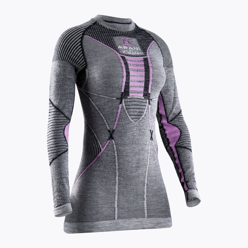 Damen Thermo-T-Shirt X-Bionic Apani 4.0 Merino grau/violett APWT06W19W 4