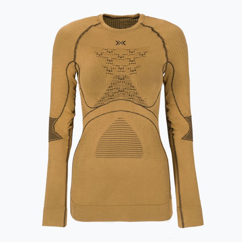 Damen Thermoaktiv-Sweatshirt X-Bionic Radiactor 4.0 gold/black