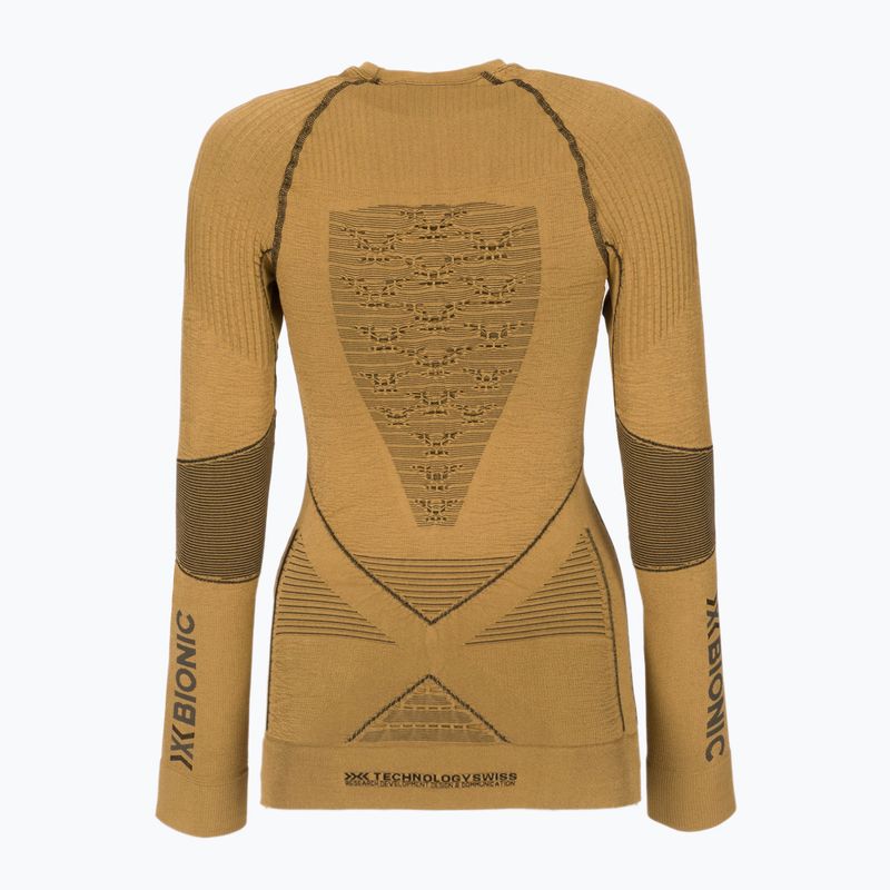 Damen Thermoaktiv-Sweatshirt X-Bionic Radiactor 4.0 gold/black 2