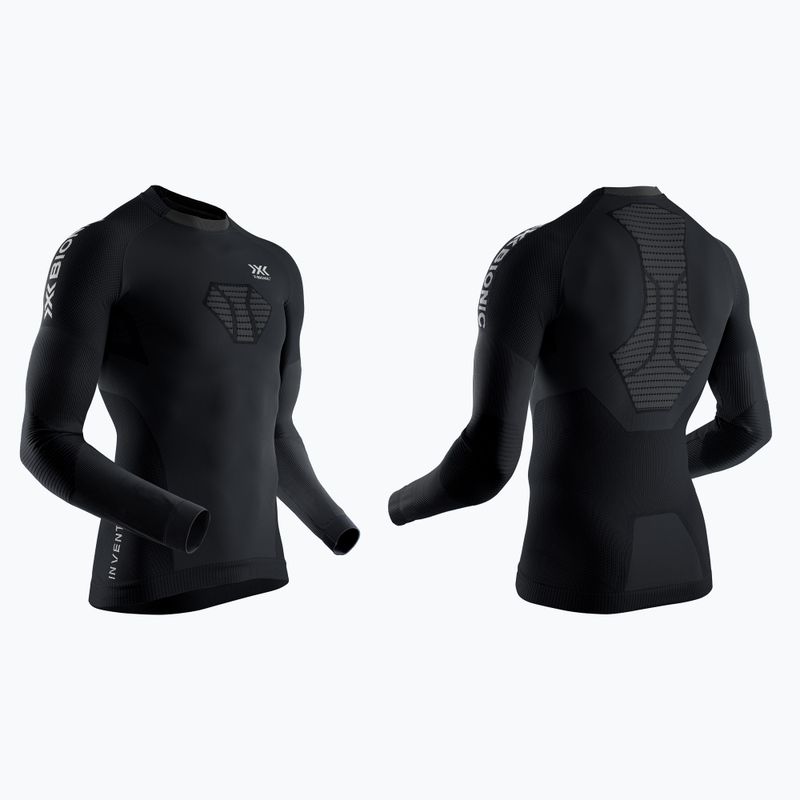 Thermoaktives Herren-Sweatshirt X-Bionic Invent 4.0 Run Speed black/charcoal 7