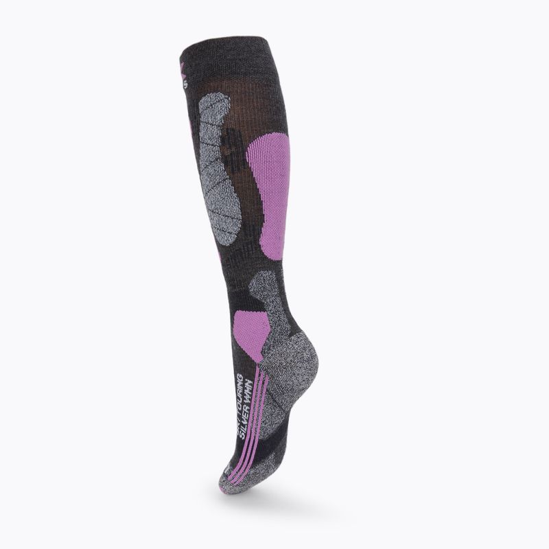 Damen Skisocken X-Socks Ski Touring Silver 4.0 grau XSWS47W19W 2