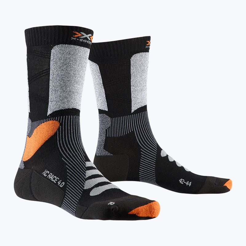 X-Socks X-Country Race 4.0 Skisocken schwarz-grau XSWS00W19U