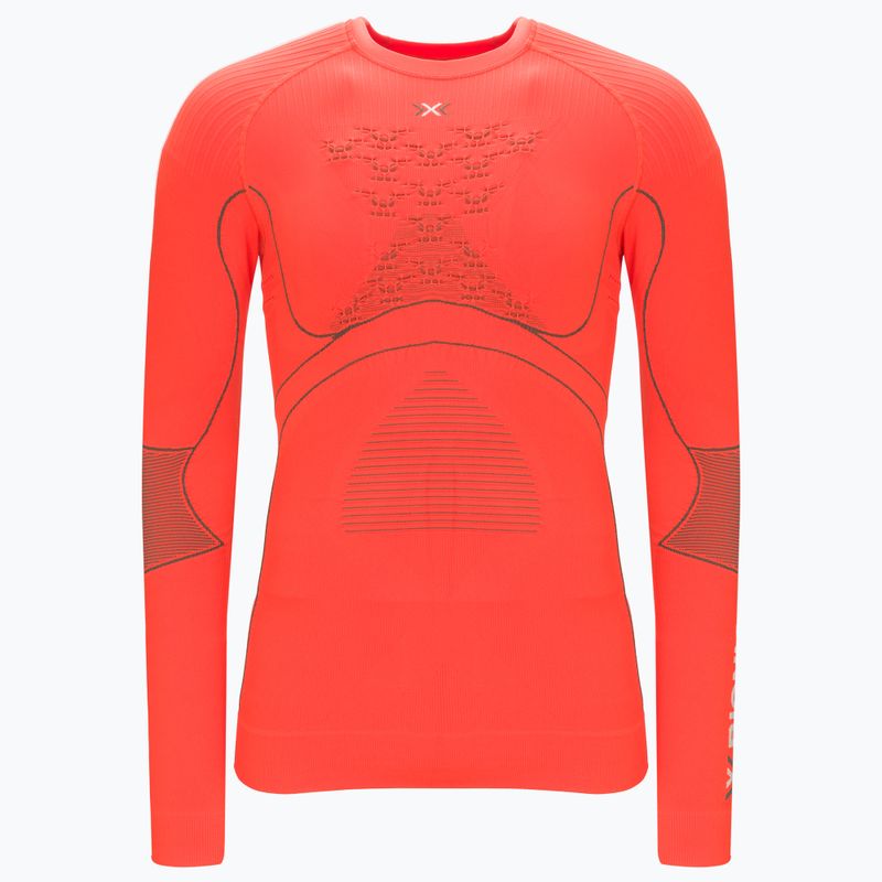 Herren Thermoaktivshirt X-Bionic Energy Accumulator 4.0 sunset orange/anthracite