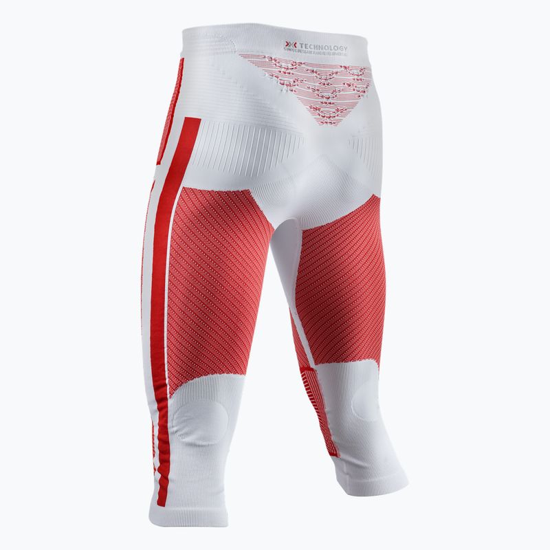 Herren 3/4-lange Thermohose X-Bionic Energy Accumulator 4.0 Patriot Polen weiß und rot EAWP53W19M 6