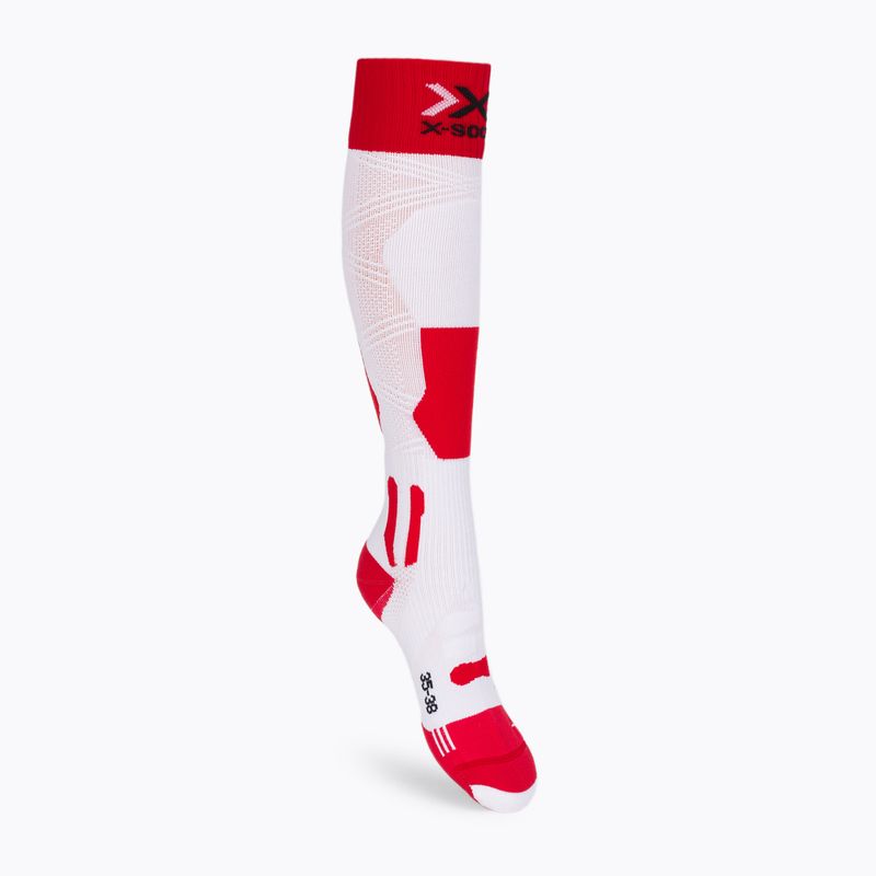X-Socks Ski Patriot 4.0 Polen weiß und rot Skisocken XSSS53W20U