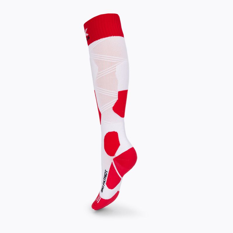 X-Socks Ski Patriot 4.0 Polen weiß und rot Skisocken XSSS53W20U 2