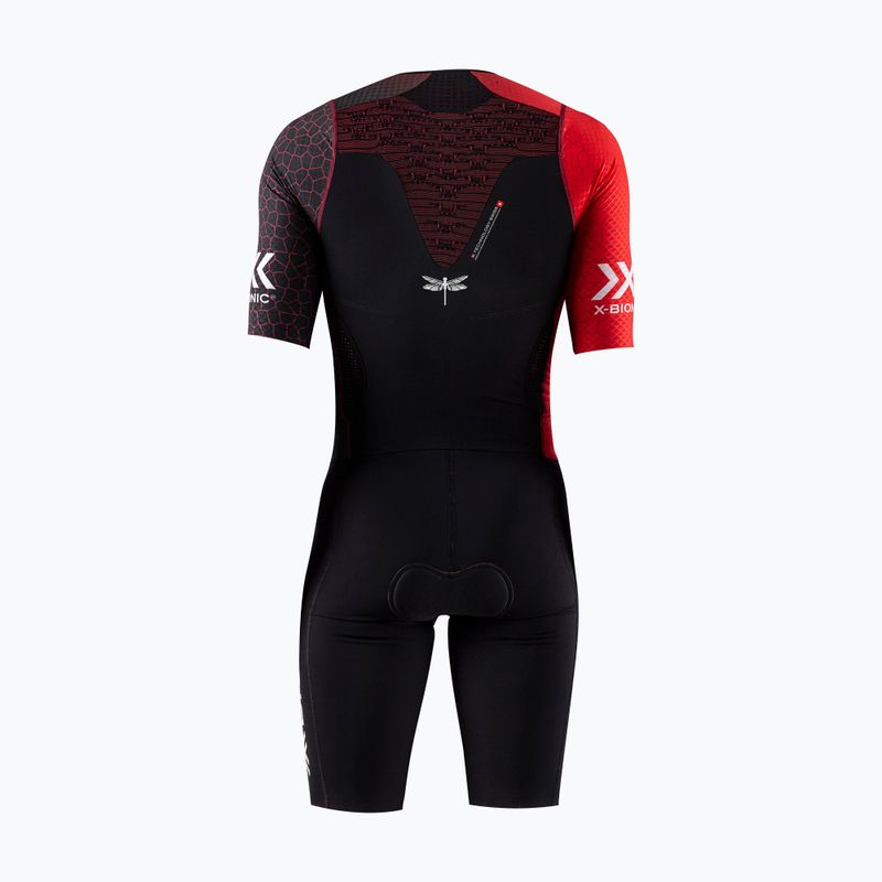 Herren X-Bionic Dragonfly 5G rot/schwarz Triathlonanzug IN-DI600S21M 2