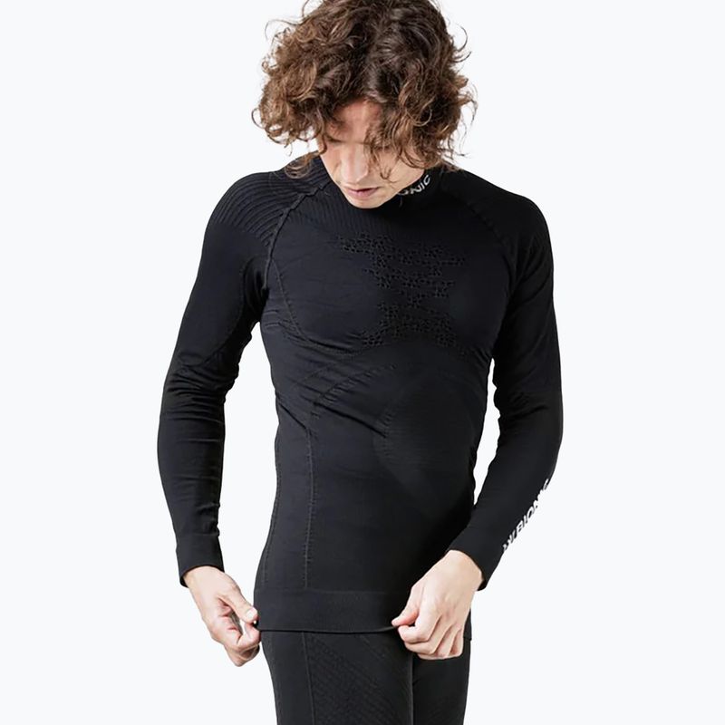 Herren Thermoaktivshirt X-Bionic Energy Accumulator 4.0 Turtle Neck opal black/arctic white