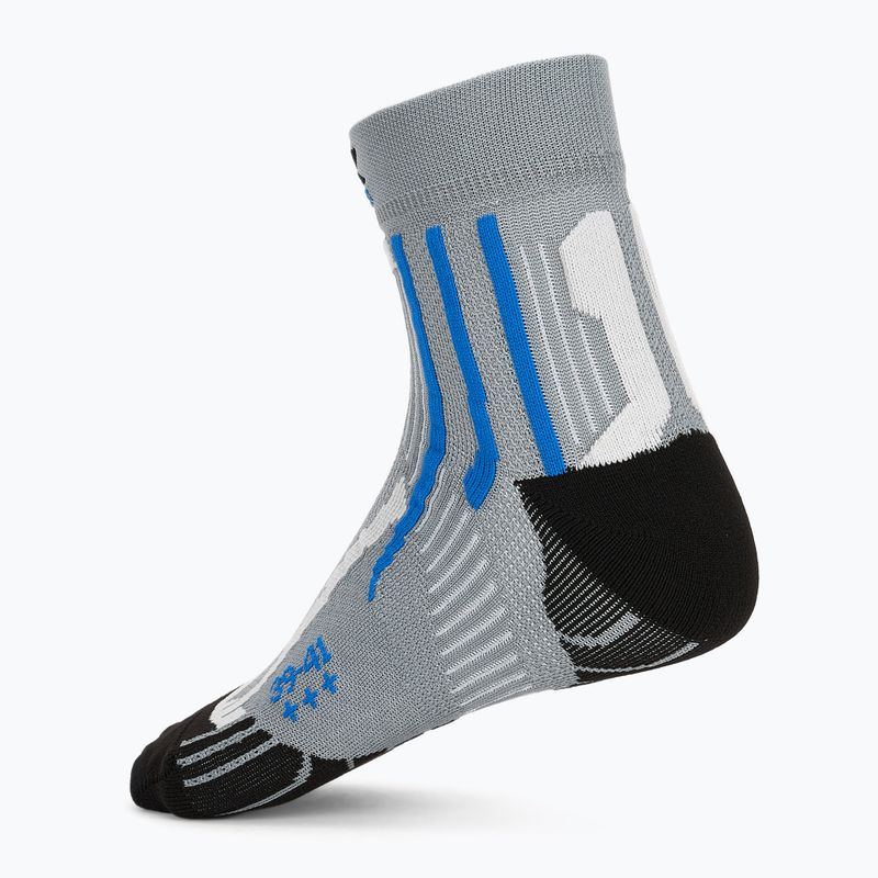 Laufsocken Herren X-Socks Run Speed Two 4.0 pearl grey/invent blue 2