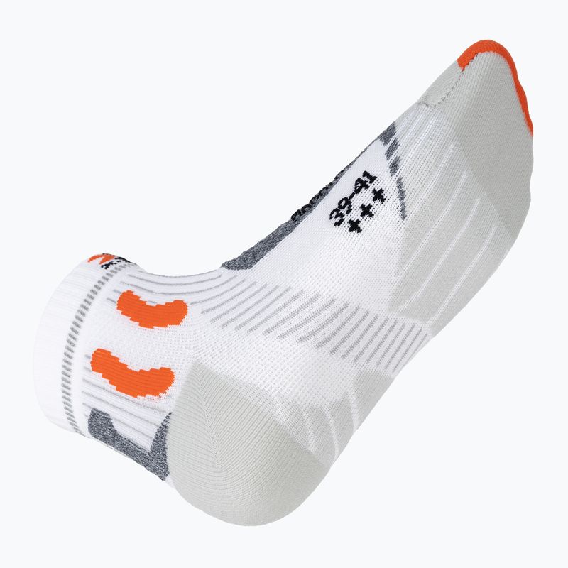 Men's X-Socks Marathon Energy 4.0 Laufsocken arktisch weiß/trick orange
