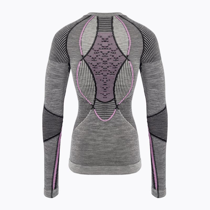 Damen Thermoaktivshirt X-Bionic Merino black/grey/magnolia 2