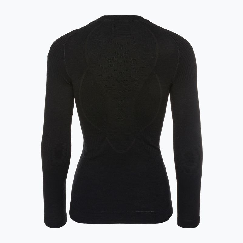 Damen Thermo-Sweatshirt X-Bionic Merino schwarz/schwarz 4