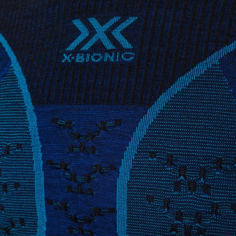 Herren Thermoaktivshirt X-Bionic Merino dark ocean/sky blue 4