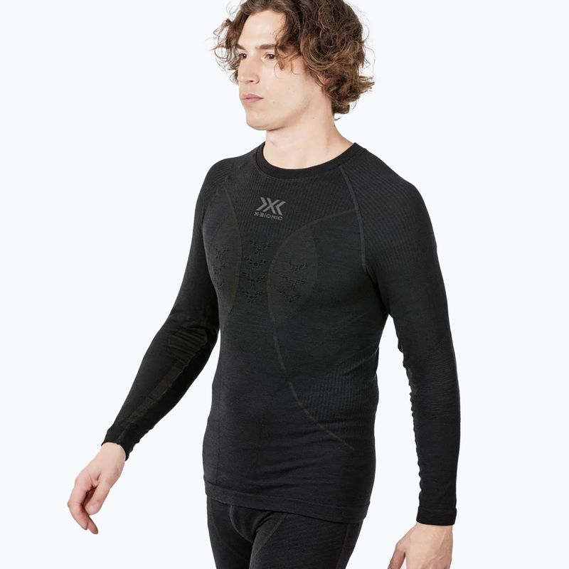 Herren Thermoaktivshirt X-Bionic Merino black/black