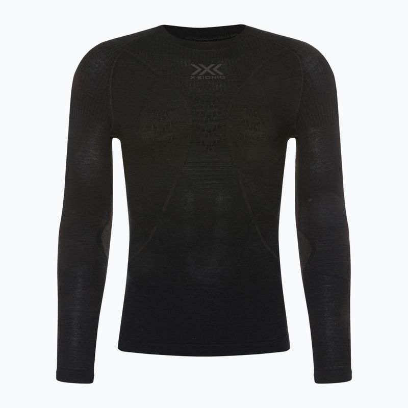 Herren Thermo-Sweatshirt X-Bionic Merino schwarz/schwarz 2