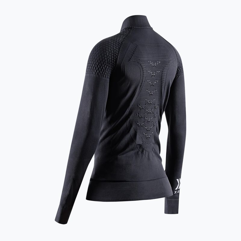 Thermoaktiver Sweatshirt Hoodie Damen X-Bionic Energizer 4.0 Transmission Layer Full Zip opal black/arctic white 3