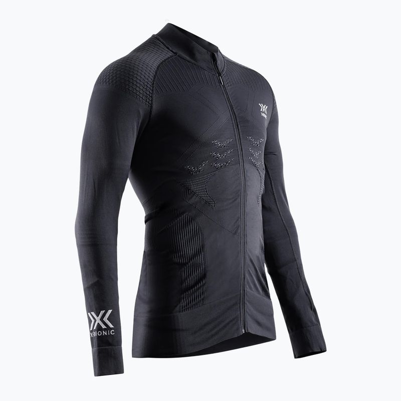 Thermoaktiver Sweatshirt Hoodie Herren X-Bionic Energizer 4.0 Transmission Layer Full Zip opal black/arctic white