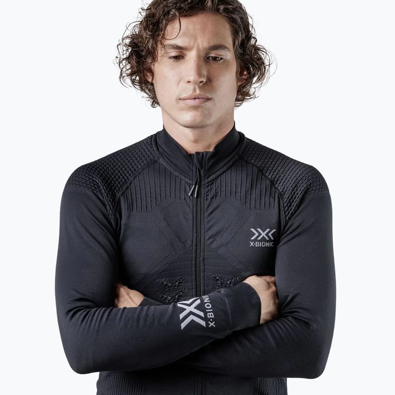 Thermoaktiver Sweatshirt Hoodie Herren X-Bionic Energizer 4.0 Transmission Layer Full Zip opal black/arctic white 3
