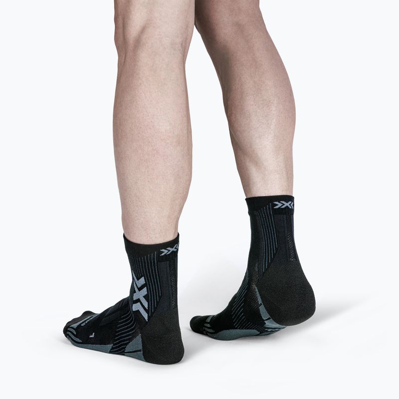 Socken X-Socks Hike Perform Natural Ankle anthracite/turquoise 4