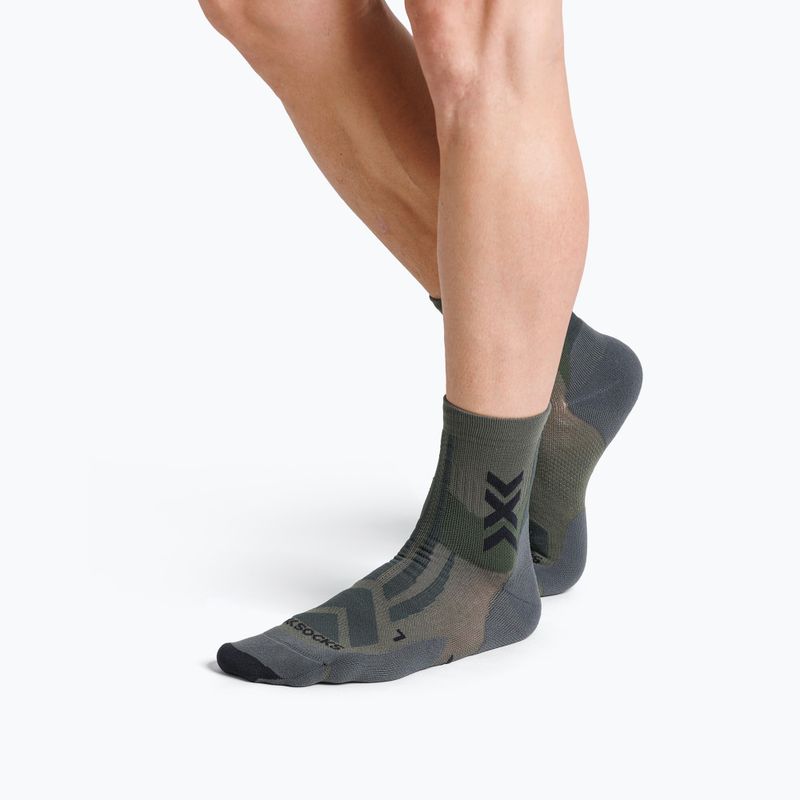 Socken X-Socks Hike Discover Ankle dark sage/black 2