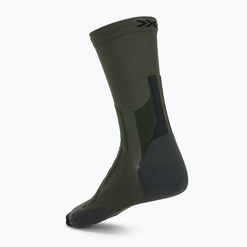 Socken X-Socks Hike Discover Crew green/black 2