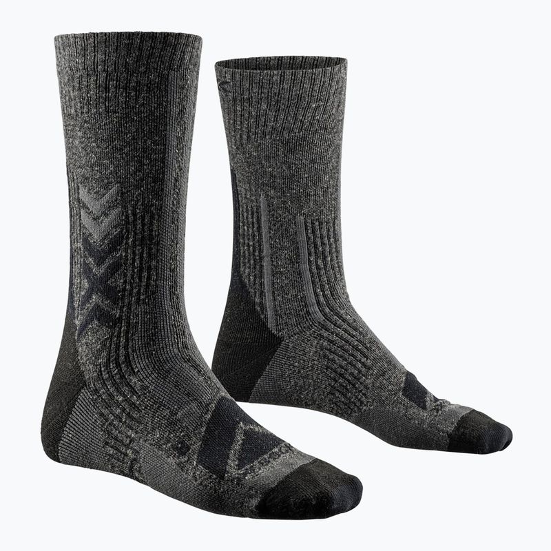 X-Socks Hike Perform Merino Crew Trekkingsocken schwarz/kohl