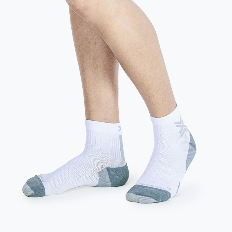 Socken X-Socks Run Discover Ankle arktisch weiß/perlgrau 2