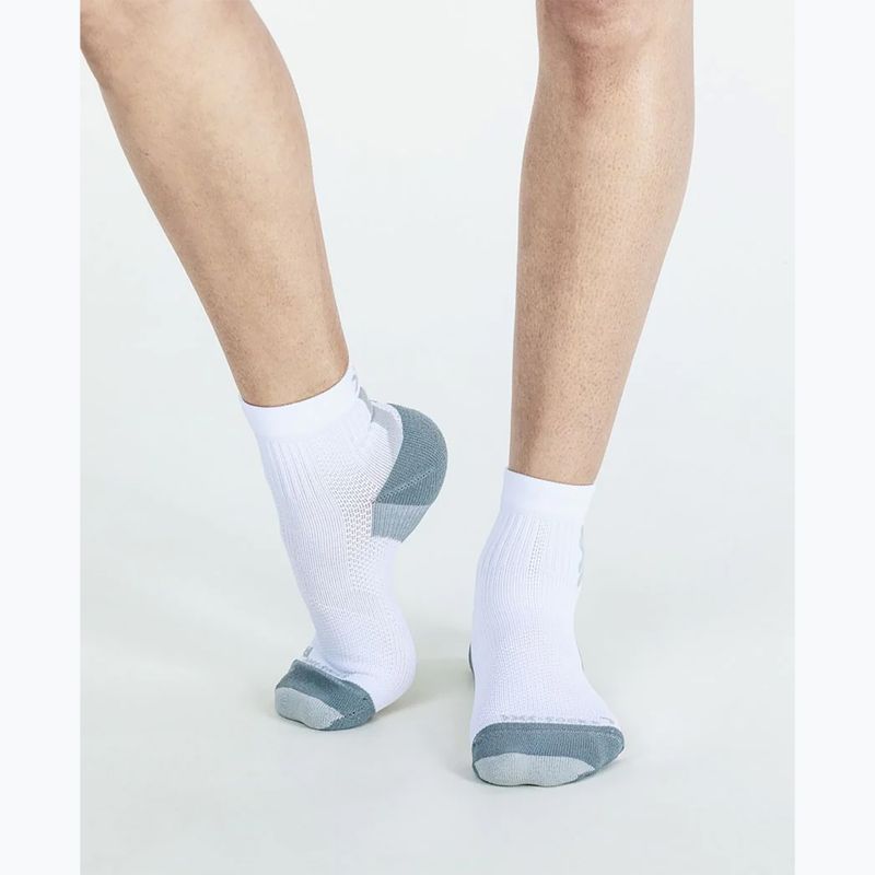 Socken X-Socks Run Discover Ankle arktisch weiß/perlgrau 3