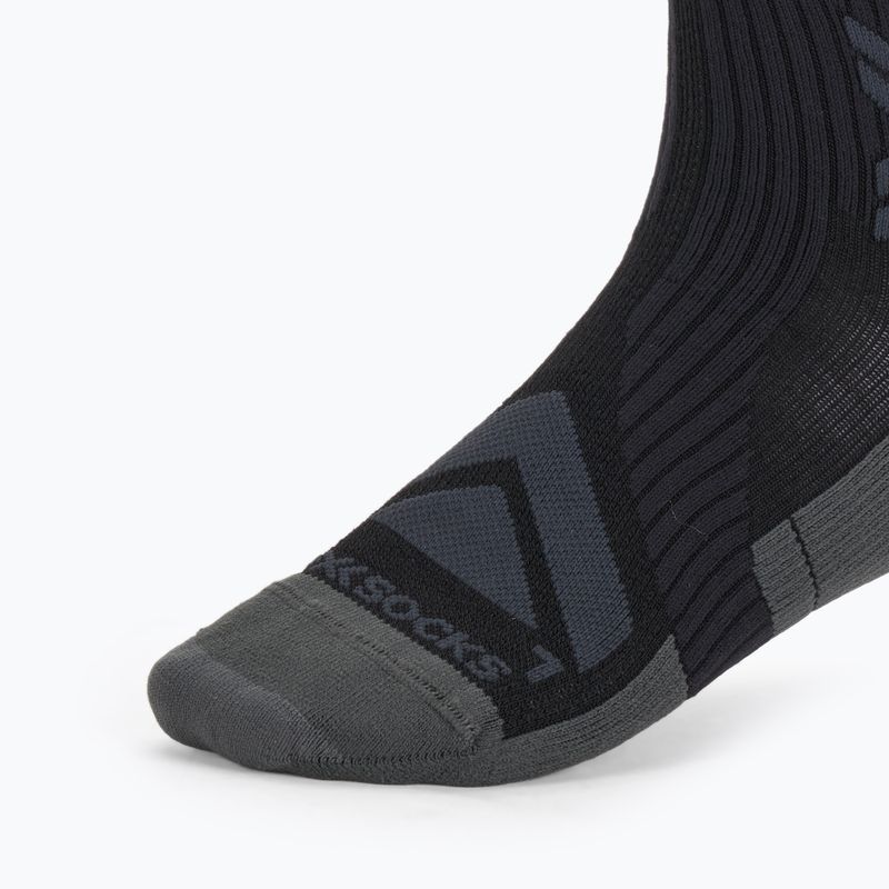 Fahrrad Socken X-Socks Bike Expert Merino Crew black/charcoal