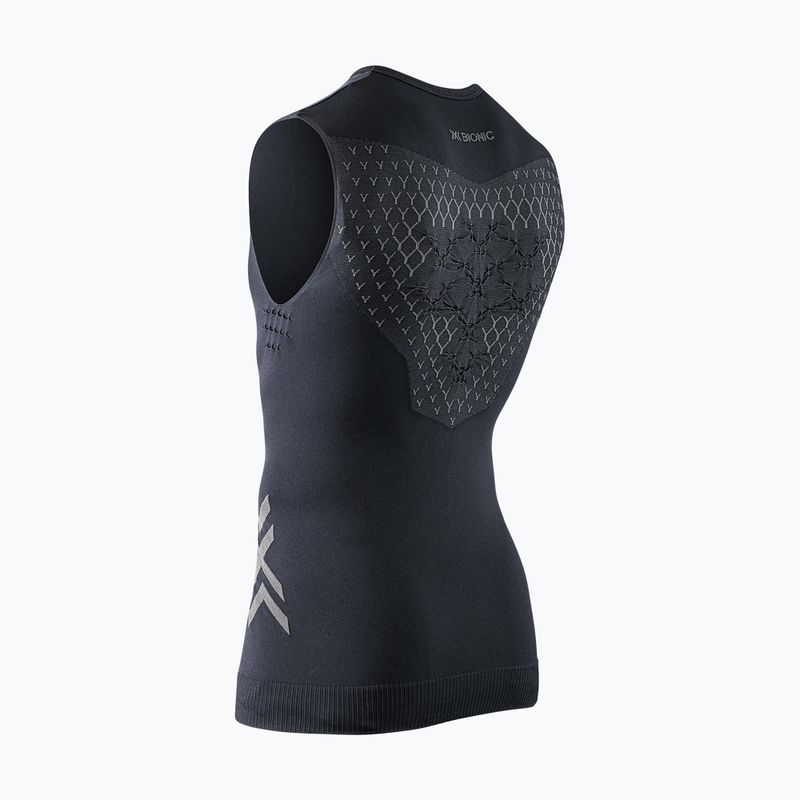 Herren-Laufshirt X-Bionic Twyce Run Singlet schwarz/anthrazit 2