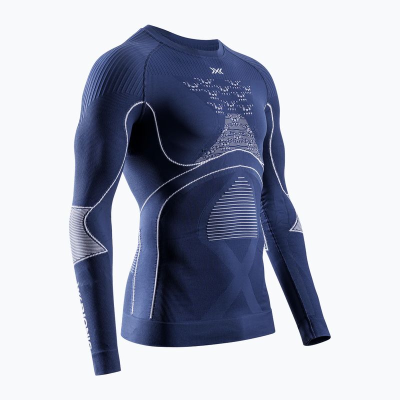 X-Bionic Energy Accumulator 4.0 Thermo-Longsleeve für Herren marine/optisch weiß