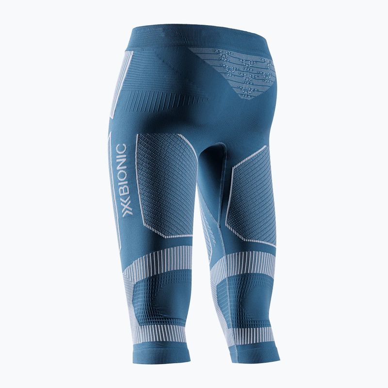 Thermo Hose Damen X-Bionic Energy Accumulator Light Pants 3/4 mineral blue/arctic white 2