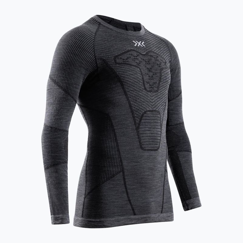 Herren thermoactive Langarm-Shirt X-Bionic Symbio Merino Shirt rhino grey