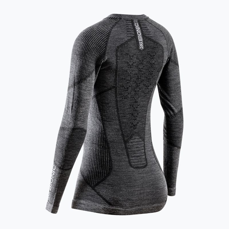Damen Thermoaktivshirt X-Bionic Symbio Merino Shirt rhino grey 2