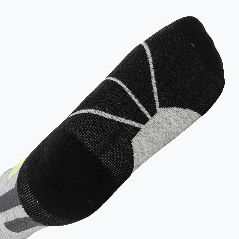 Skisocken X-Socks Ski Discover Otc rhino grey/canary 4