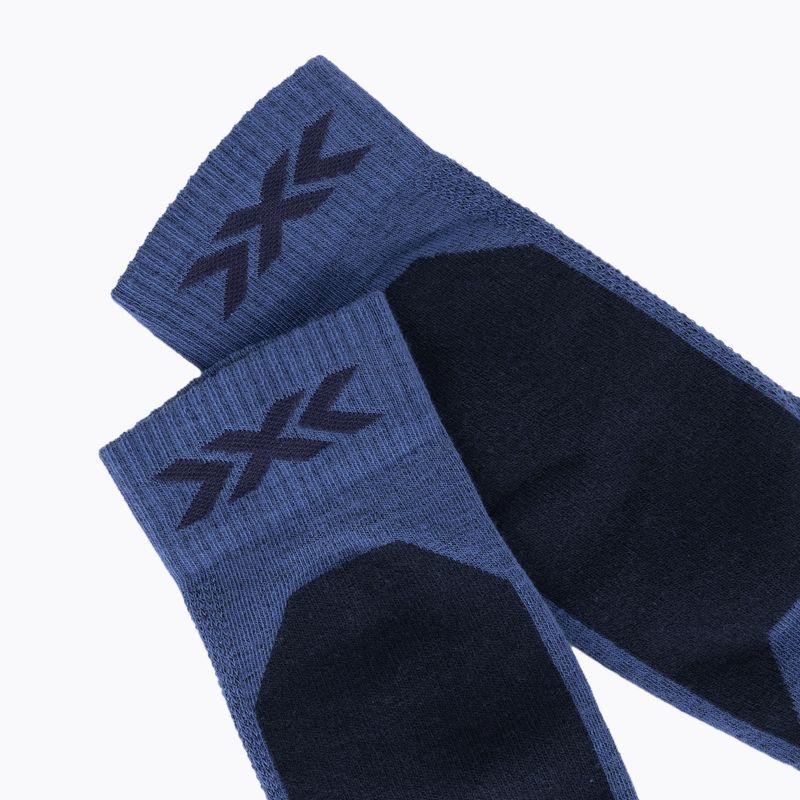Skisocken X-Socks Ski Discover Otc blue blossom/marine 3
