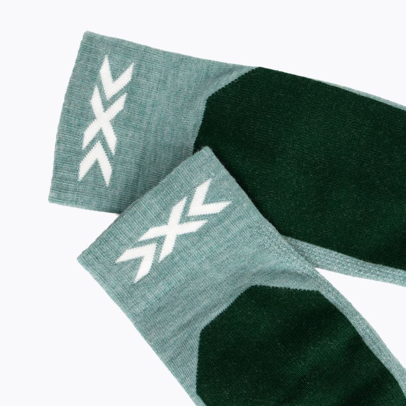 Skisocken Damen X-Socks Ski Discover Otc sage green/english lawn 4