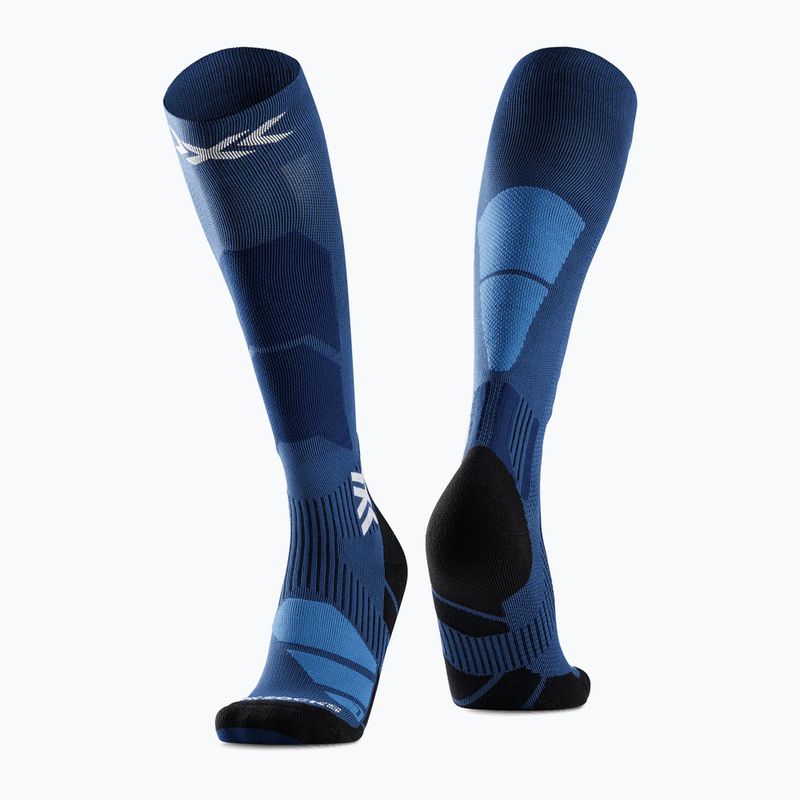X-Socks Ski Perform Otc marine/mineral blau Skisocken