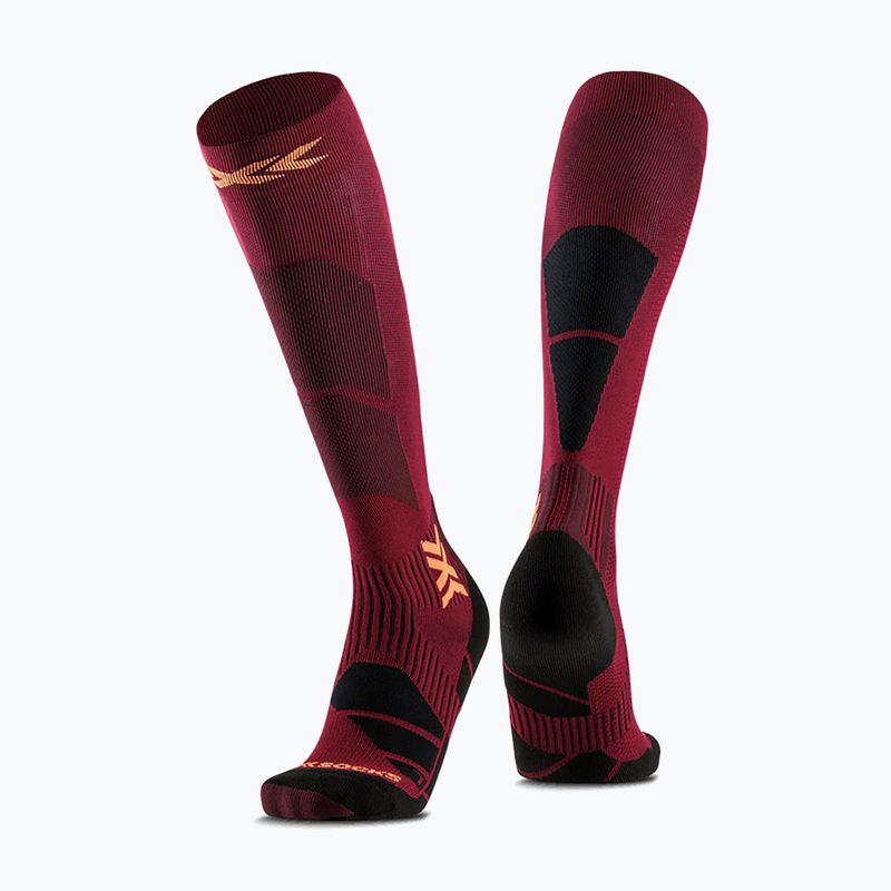 X-Socks Ski Perform Otc Düne rot/orange Skisocken