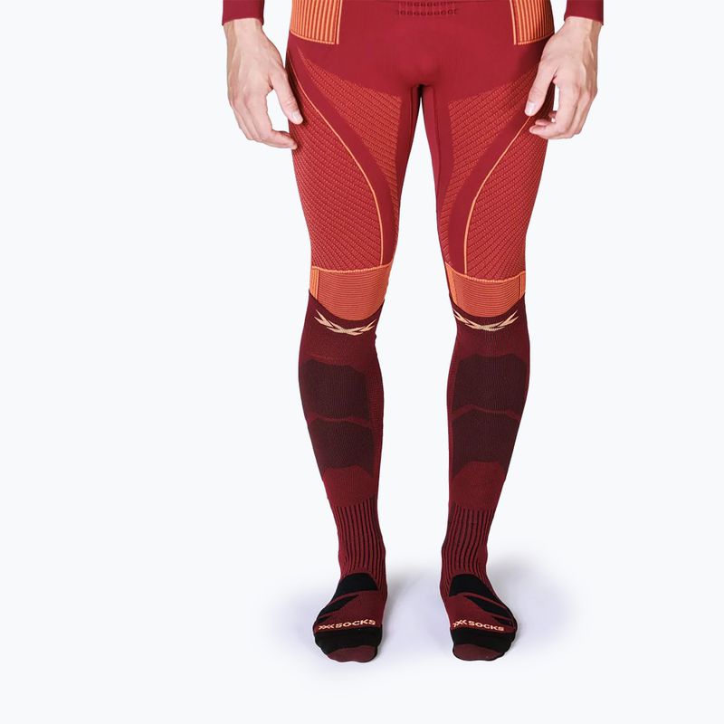 X-Socks Ski Perform Otc Düne rot/orange Skisocken