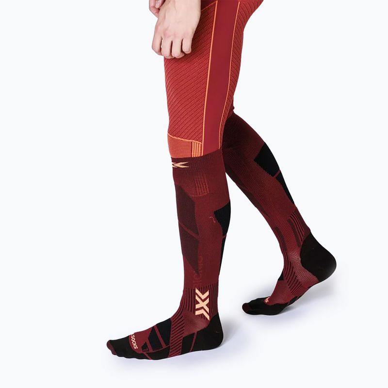 X-Socks Ski Perform Otc Düne rot/orange Skisocken