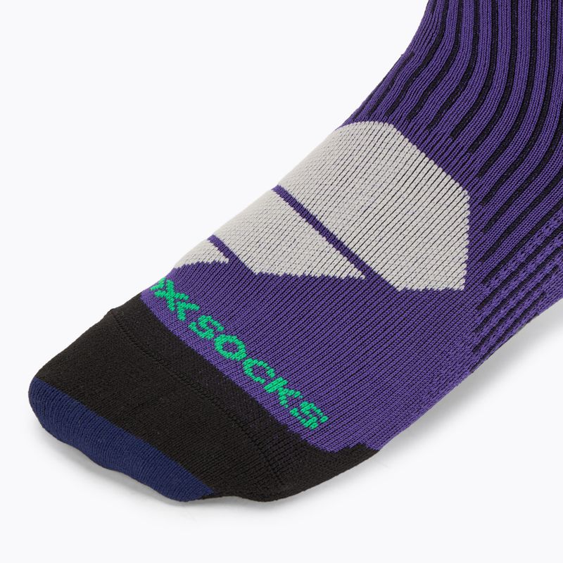 Skisocken Damen X-Socks Ski Perform Otc deep purple/light sand 3