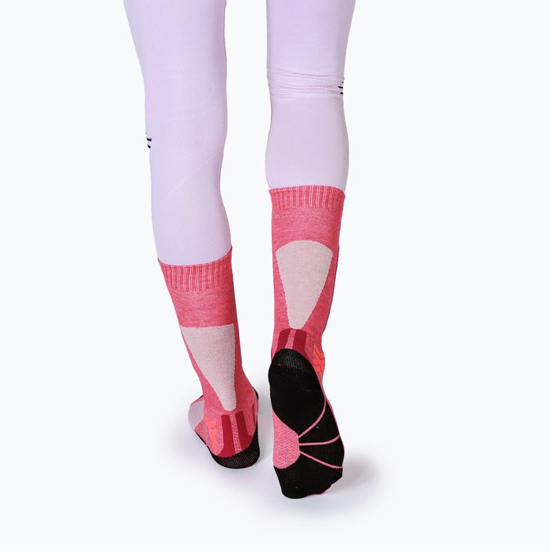 Kinderskisocken X-Socks Ski Discover Otc hellrosa/hellsand