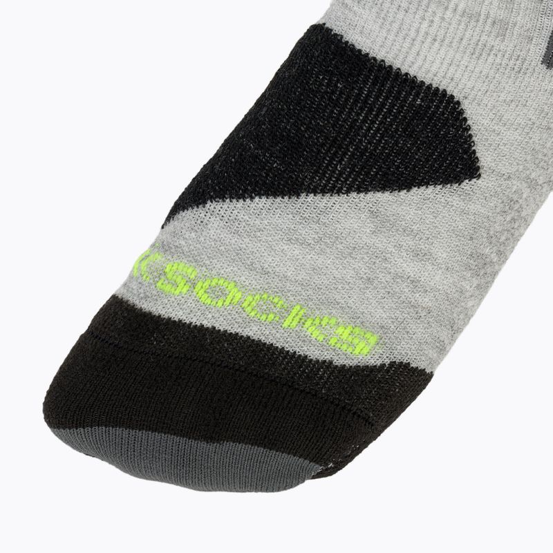 Skisocken Kinder X-Socks Ski Discover Otc rhino grey/canary 3