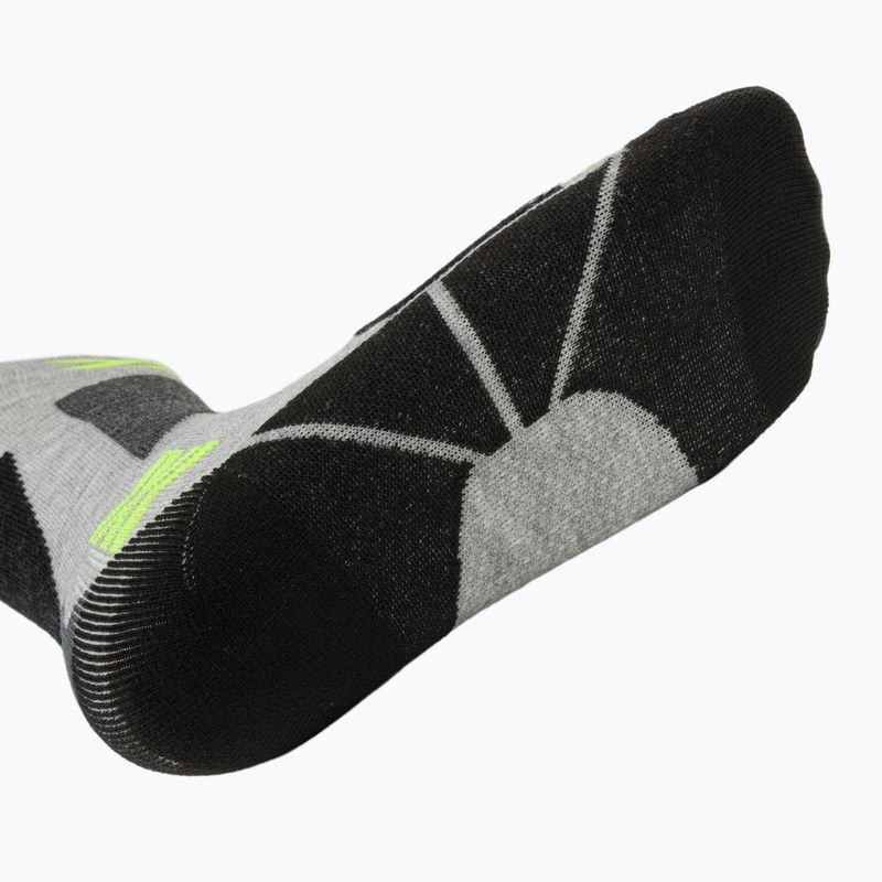 Skisocken Kinder X-Socks Ski Discover Otc rhino grey/canary 5