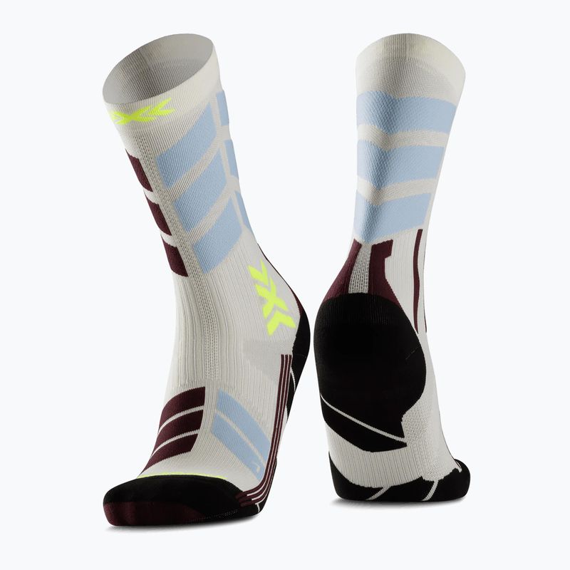 Damen-Skisocken X-Socks X-Country Perform Crew light sand/cool water