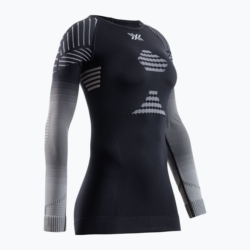 Women's thermoactive X-Bionic Invent Fx Shirt schwarz/grau/hellgrau