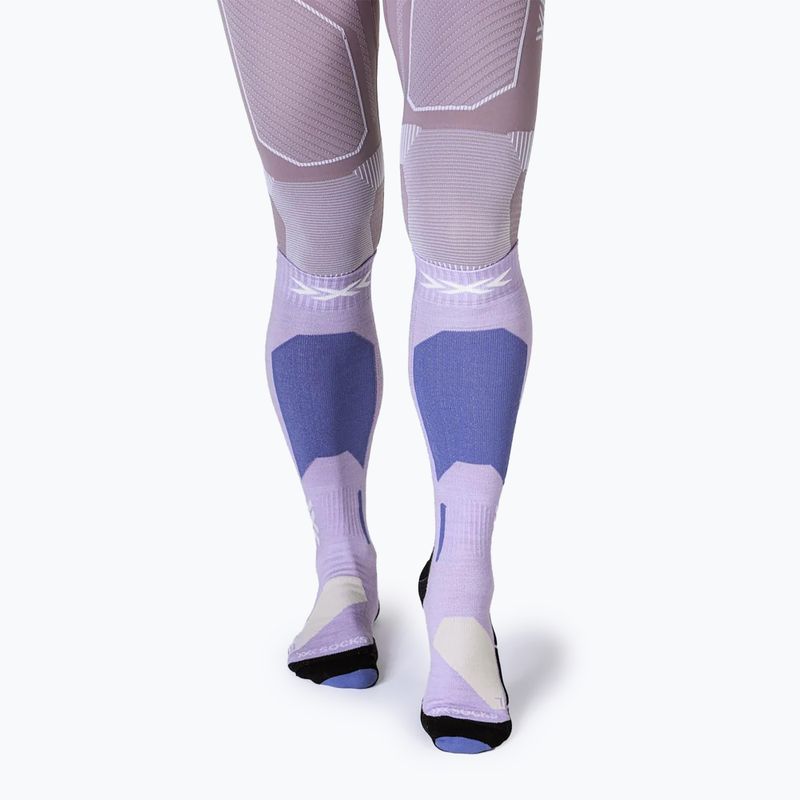 X-Socks Ski Discover Merino Otc Socken gedämpft lavendel/heller Sand