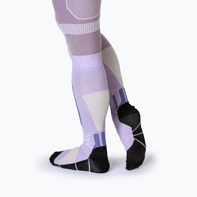 X-Socks Ski Discover Merino Otc Socken gedämpft lavendel/heller Sand
